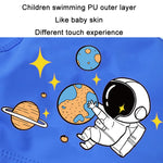 Niedliche Cartoon Hoch elastische Kinder PU Wasserdichte Schwimmkappe