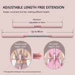 CHANGKUAI Yoga-Buckelkorrekturstab, verstellbar, offene Schulterhaltung, Stehtrainingsstab, Pink, Blau, Grün