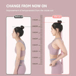 CHANGKUAI Yoga-Buckelkorrekturstab, verstellbar, offene Schulterhaltung, Stehtrainingsstab, Pink, Blau, Grün