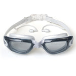HAIZID HD Anti-fog Waterproof Myopia Swimming Goggles, Optical Black, Optical Blue, Optical Pink, Optical Gray, Plating Black, Plating Blue, Plating Pink, Myopia 150 Degrees, Myopia 200 Degrees, Myopia 250 Degrees, Myopia 300 Degrees, Myopia 350 Degree...