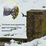 Oxford-Gewebe Winter Outdoor Wasserhahn Frostschutzhülle, Klettverschluss Modell, Seil Modell