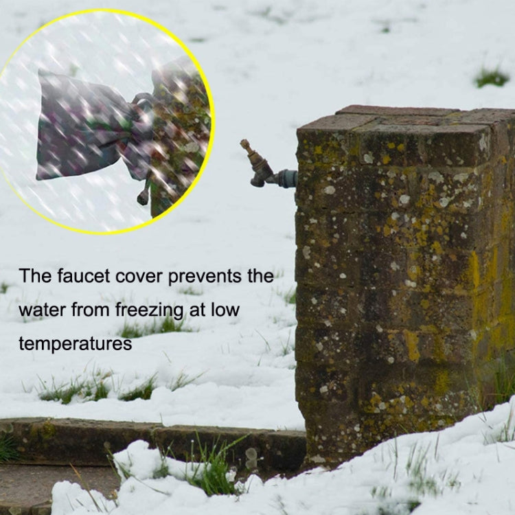 Oxford-Gewebe Winter Outdoor Wasserhahn Frostschutzhülle, Klettverschluss Modell, Seil Modell