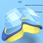 Antibeschlag Kinder Schwimmbrille Bequeme Große Rahmen Taucherbrille, Macaron, Flutblau, Kürbis Orange, Milchweiß, Eissee Blau, Pink Blau, Galvanisiert See Blau, Galvanisiert Milchweiß, Galvanisiert Milchpink