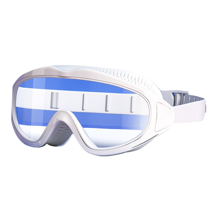 Antibeschlag Kinder Schwimmbrille Bequeme Große Rahmen Taucherbrille, Macaron, Flutblau, Kürbis Orange, Milchweiß, Eissee Blau, Pink Blau, Galvanisiert See Blau, Galvanisiert Milchweiß, Galvanisiert Milchpink