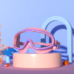 Große Rahmen Wasserdichte und Antibeschlag HD Transparente Kinder-Schwimmbrille, HD Transparente Schwimmbrille (Weiß), HD Transparente Schwimmbrille (Pink), HD Transparente Schwimmbrille (Blau Gelb), HD Transparente Schwimmbrille (Blau Weiß)