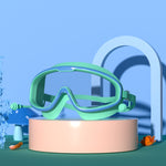Große Rahmen Wasserdichte und Antibeschlag HD Transparente Kinder-Schwimmbrille, HD Transparente Schwimmbrille (Weiß), HD Transparente Schwimmbrille (Pink), HD Transparente Schwimmbrille (Blau Gelb), HD Transparente Schwimmbrille (Blau Weiß)