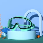 Große Rahmen Wasserdichte und Antibeschlag HD Transparente Kinder-Schwimmbrille, HD Transparente Schwimmbrille (Weiß), HD Transparente Schwimmbrille (Pink), HD Transparente Schwimmbrille (Blau Gelb), HD Transparente Schwimmbrille (Blau Weiß)