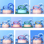 Große Rahmen Wasserdichte und Antibeschlag HD Transparente Kinder-Schwimmbrille, HD Transparente Schwimmbrille (Weiß), HD Transparente Schwimmbrille (Pink), HD Transparente Schwimmbrille (Blau Gelb), HD Transparente Schwimmbrille (Blau Weiß)