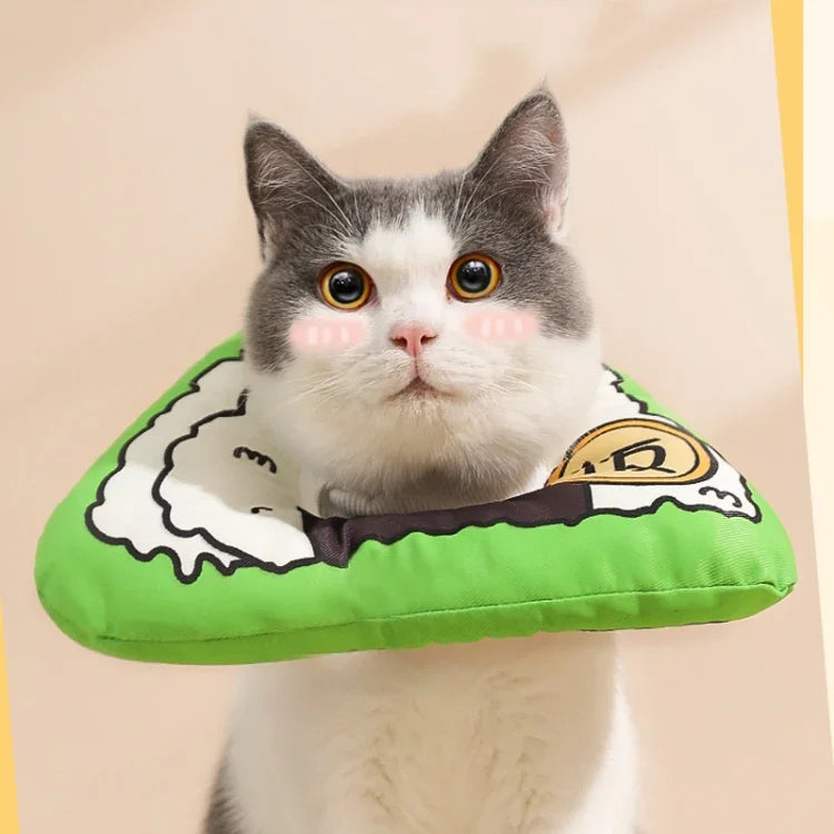 Elizabeth-Halsband für Katzen und Kätzchen, Anti-Leckhalsband, Kopfschutz, Größen: S, M, L