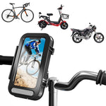 Fahrrad Wasserdichte Tasche Motorrad Transparenter Klapp-Handyhalter, Transparenter Klapp-Fahrradhalter