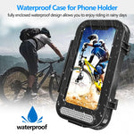 Fahrrad Wasserdichte Tasche Motorrad Transparenter Klapp-Handyhalter, Transparenter Klapp-Fahrradhalter