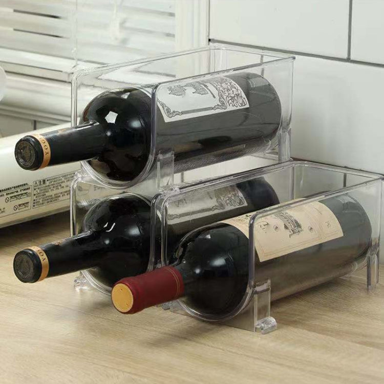PET-Schichtregal für Rotwein, Kühlschrank-Biergetränke-Aufbewahrungsbox, TX506