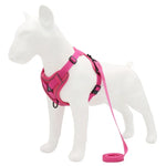 HT-864 Reflektierende, atmungsaktive Hunde-Brustgurtweste mit Zugseil für Haustiere, Größen: S, M, L, XL