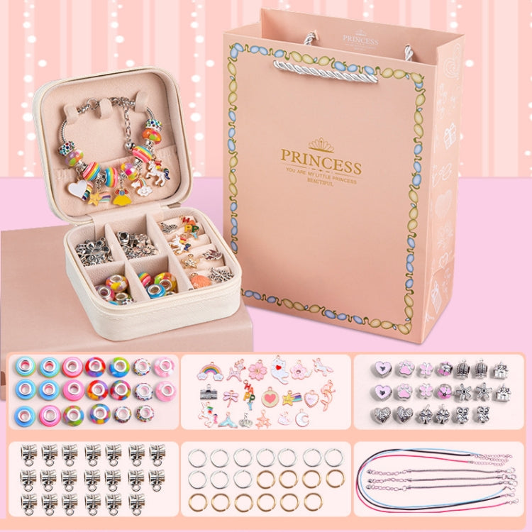 Kinder DIY Perlenarmband Kinder Schmuck Zubehör, Regenbogen Zucker Mit Aufbewahrungsbox, Herz des Ozeans Mit Aufbewahrungsbox, Sakura Rosa Mit Aufbewahrungsbox, Regenbogen Zucker Ohne Box, Herz des Ozeans Ohne Box, Sakura Rosa Ohne Box