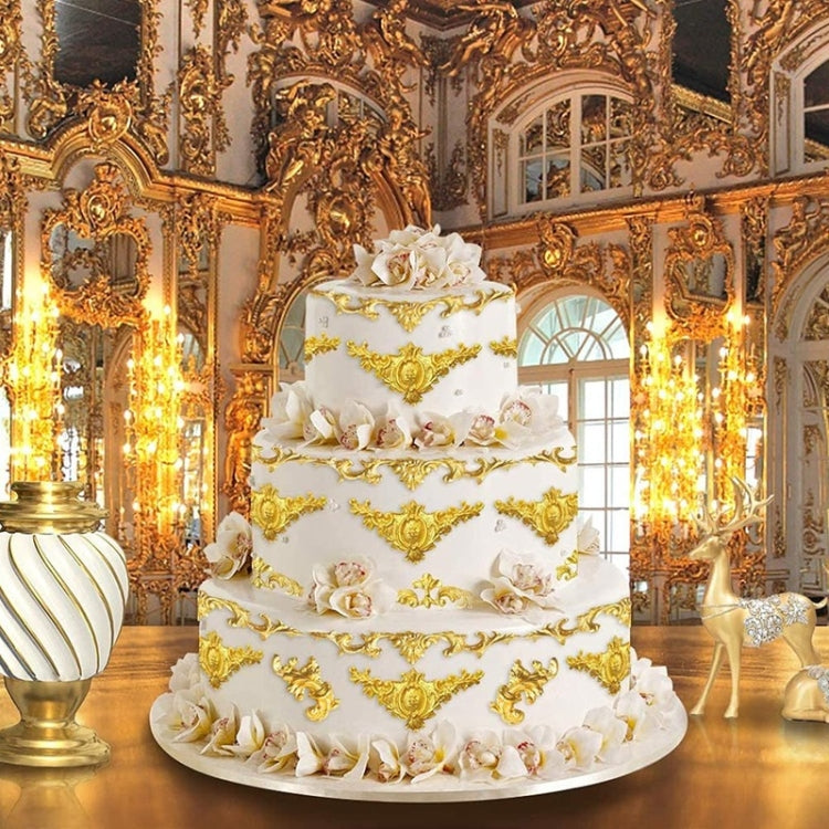 Kuchenrand Blumen Fondant Silikonform, CF394
