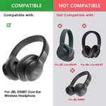 2 Stück Kopfhörerbezug Schaumstoffbezug für JBL E55BT, Farbe: Ohne LR, Schwarz, Blau, Grau, Rot, Grün, Grau, Ohne LR, Samt Verdickt, Fußballnetz Verdickt