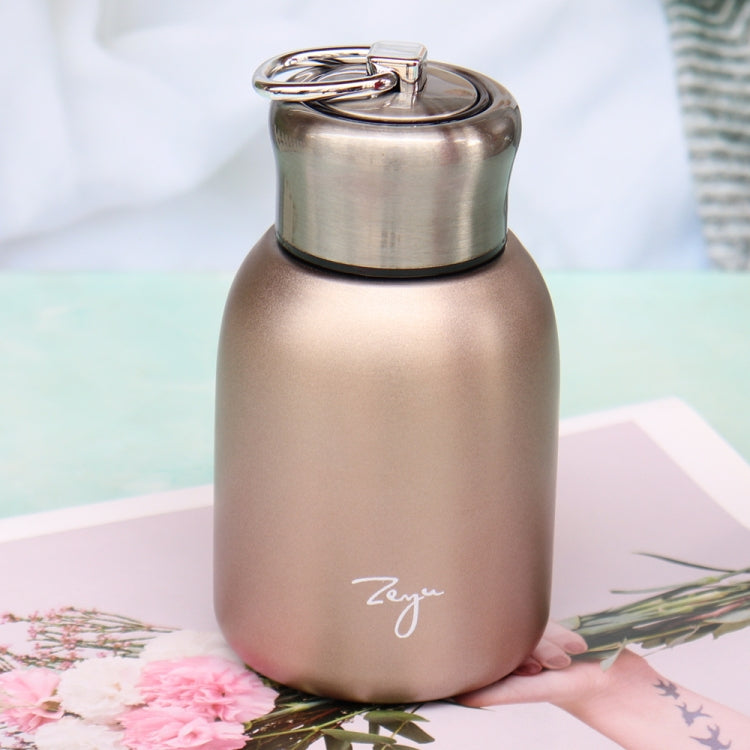 280 ml 304 Edelstahlgriff Vakuumisolierbecher, Big Belly Geschenktasse, Schwarz, Gold, Grün, Silber, Roségold