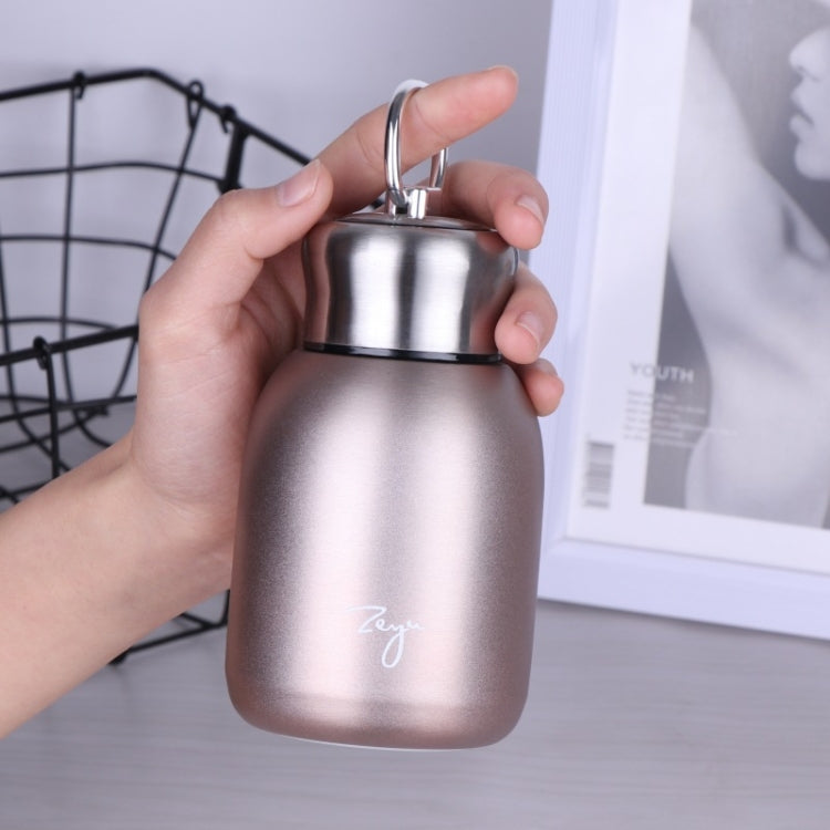 280 ml 304 Edelstahlgriff Vakuumisolierbecher, Big Belly Geschenktasse, Schwarz, Gold, Grün, Silber, Roségold