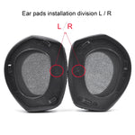 2 STK Ohrpolster für Sennheiser HDR RS165 RS175 RS185 RS195, Stil:, Froschleder-Ohrpolster, Samtstoff-Ohrpolster, Proteinleder-Ohrpolster, Lammleder-Ohrpolster, Fußballnetz-Ohrpolster