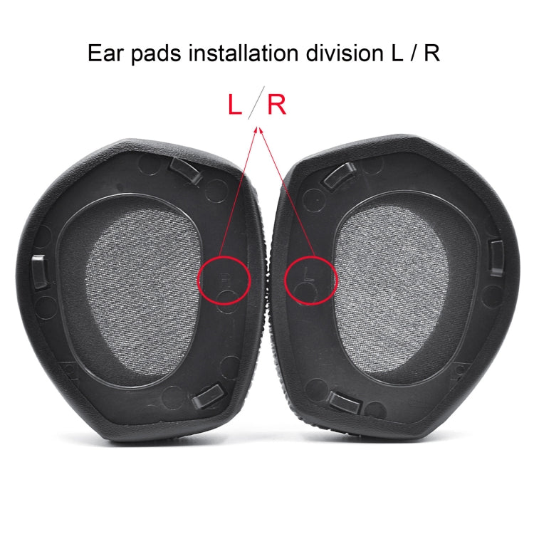 2 STK Ohrpolster für Sennheiser HDR RS165 RS175 RS185 RS195, Stil:, Froschleder-Ohrpolster, Samtstoff-Ohrpolster, Proteinleder-Ohrpolster, Lammleder-Ohrpolster, Fußballnetz-Ohrpolster
