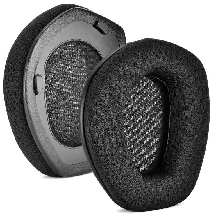 2 STK Ohrpolster für Sennheiser HDR RS165 RS175 RS185 RS195, Stil:, Froschleder-Ohrpolster, Samtstoff-Ohrpolster, Proteinleder-Ohrpolster, Lammleder-Ohrpolster, Fußballnetz-Ohrpolster