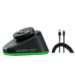 Für Logitech G502 / GPW1 / 2 Wireless Maus-Lade-Dockingstation, schwarz gewebt, schwarz gestromt, weiß gewebt, weiß gestromt