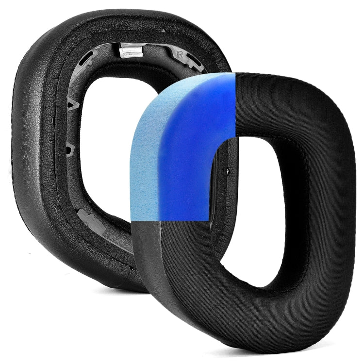 2 STK Dicke Ohrpolster für CORSAIR HS80 RGB Kopfhörer, Proteinhaut, PU-Leder+Samt, Ice-Gefühl