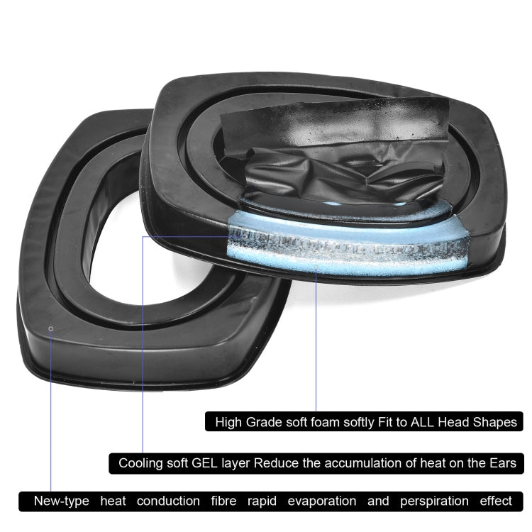 2 STK Gel-Ohrpolster für Howard Leight von Honeywell Impact Sport Pro Sync Headset