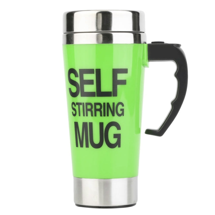 FX-589 400ml 304 Edelstahl Automatische Rührkaffeetasse, Grün, Weiß, Rot, Gelb, Schwarz, Blau