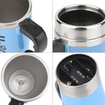 FX-589 400ml 304 Edelstahl Automatische Rührkaffeetasse, Grün, Weiß, Rot, Gelb, Schwarz, Blau