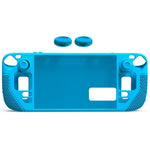 Komplette Silikonhülle mit Knopfkappe für Steam Deck, (Schwarz), (Blau), (Rot), (Pink)