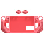 Komplette Silikonhülle mit Knopfkappe für Steam Deck, (Schwarz), (Blau), (Rot), (Pink)