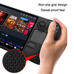 Komplette Silikonhülle mit Knopfkappe für Steam Deck, (Schwarz), (Blau), (Rot), (Pink)