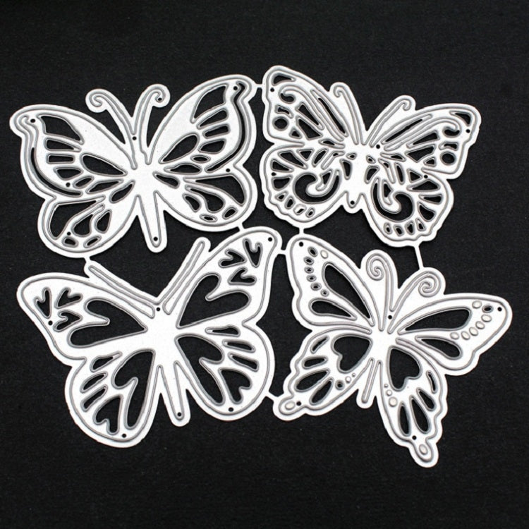 Vier Schmetterling Metallprägung Stanzform DIY Kohlenstoffstahl Stanzform, Schmetterlingsform