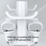 VR-Ständer für Headset-Display und Controller-Halterung für Meta Quest 2, für Oculus Quest 2 Weiß