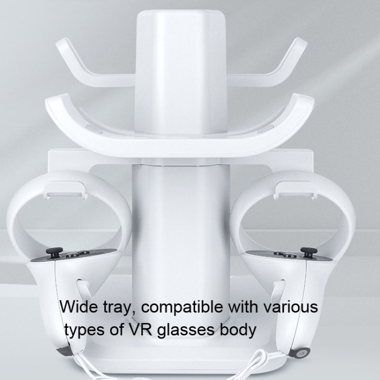 VR-Ständer für Headset-Display und Controller-Halterung für Meta Quest 2, für Oculus Quest 2 Weiß