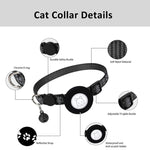 Haustier Katzen Reflektierendes Halsband mit Glocke für AirTag 2. Gen / AirTag 1. Gen, Blau, Lila, Schwarz, Pink, Orange, Hellgrün, Rosarot, Grün, Gelb