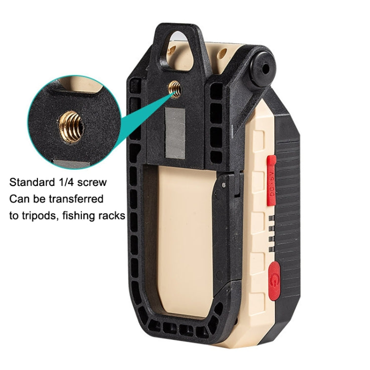 COB Arbeitsleuchte USB-Lade Haken Notfall-Taschenlampe Wartungslampe, Stil: W598A 8 Löcher, W598B Klein, W599A 10 Löcher, W599B Groß