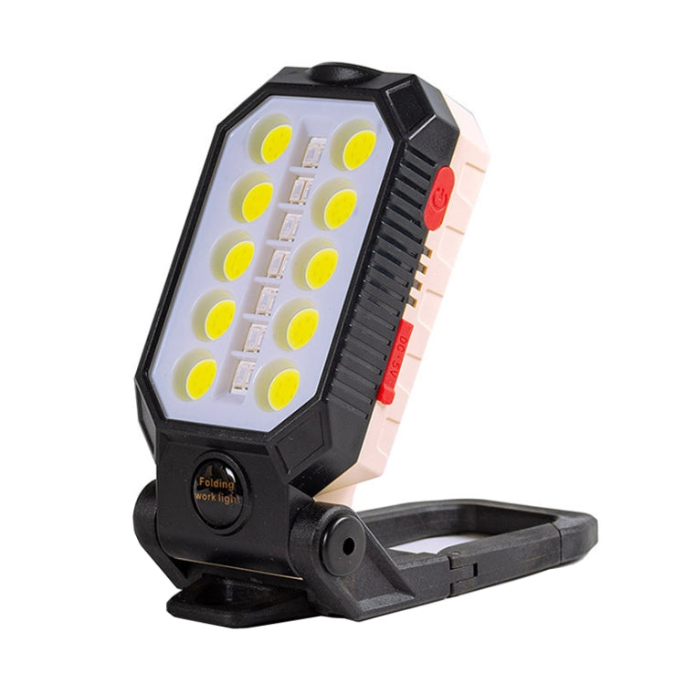 COB Arbeitsleuchte USB-Lade Haken Notfall-Taschenlampe Wartungslampe, Stil: W598A 8 Löcher, W598B Klein, W599A 10 Löcher, W599B Groß