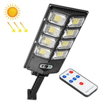 E-SMARTER LED Starklicht Zweireihige Straßenleuchte Solar-Gartensensorleuchte, Stil:, W789A-4, W789B-4