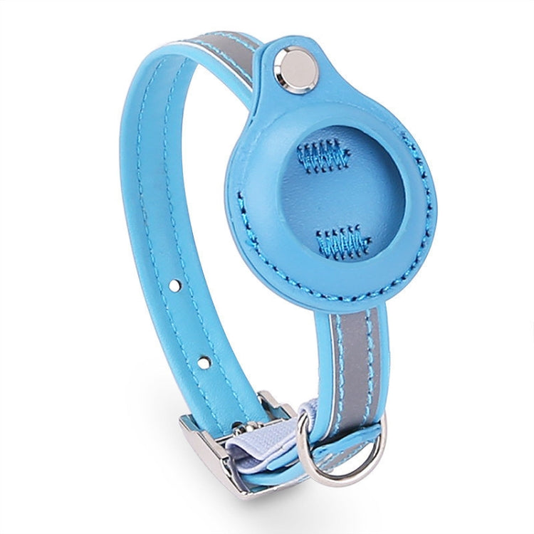 Für AirTag 2. Gen / AirTag 1. Gen Tracker Schutzcover Haustier PU-Halsband, XS, S, M