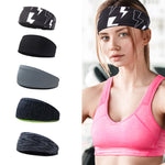Sport-Schwitzband Fitness Antitranspirant Stirnband, Blitzschwarz, Klassisch Schwarz, Temperament Grau, Dunkelgrau, Gestreift Grau