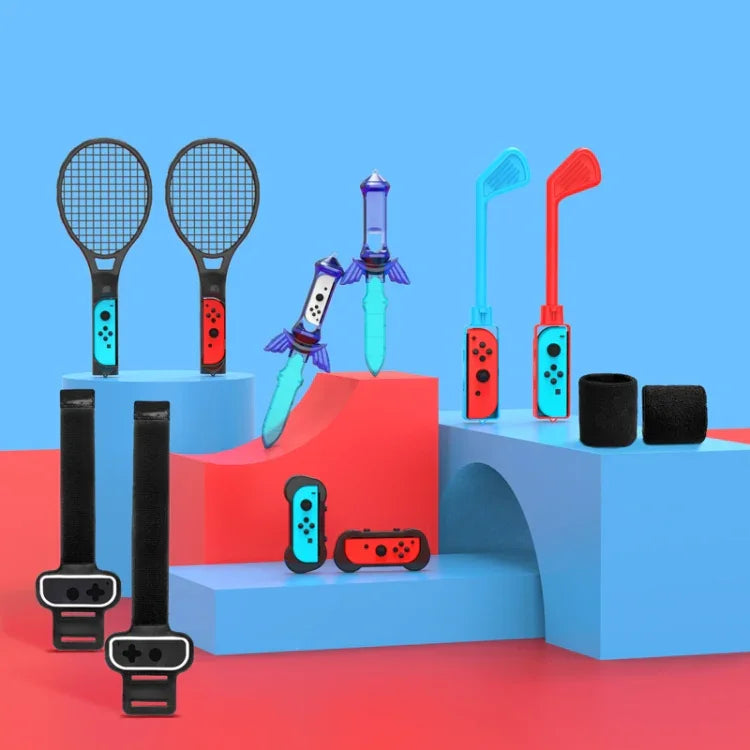 JYS JYS-NS241 12 In 1 Game Somatosensory Motion Accessories Set For Nintendo Switch, JYS 12 In 1