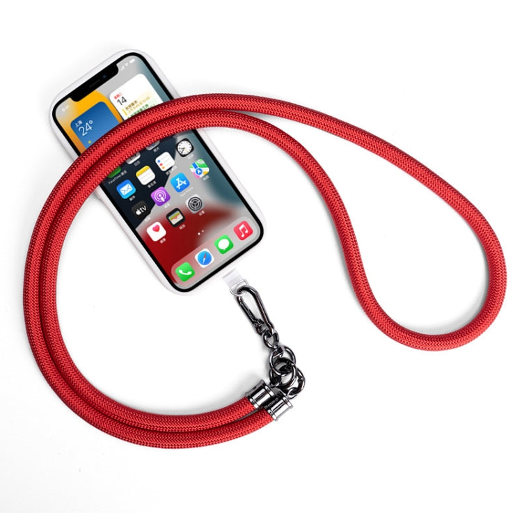 Handy-Bergsteigerseil Lanyard Kann um den Hals oder quer getragen werden, Schwarz, Orange, Himmelblau, Rot, Edelsteinblau, Violett, Ziegelorange