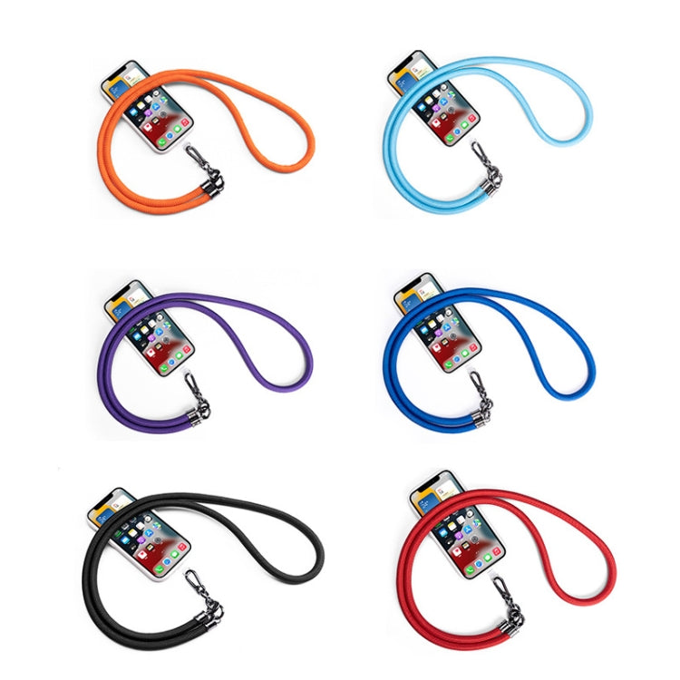 Handy-Bergsteigerseil Lanyard Kann um den Hals oder quer getragen werden, Schwarz, Orange, Himmelblau, Rot, Edelsteinblau, Violett, Ziegelorange