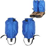 04 Outdoor Kurz-Bergsteigen Anti-Schnee-Beingamaschen, Anti-Schnee-Beingamaschen (Schwarz), Anti-Schnee-Beingamaschen (Rot), Anti-Schnee-Beingamaschen (Marineblau), Beingamaschen (Blau)