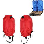 04 Outdoor Kurz-Bergsteigen Anti-Schnee-Beingamaschen, Anti-Schnee-Beingamaschen (Schwarz), Anti-Schnee-Beingamaschen (Rot), Anti-Schnee-Beingamaschen (Marineblau), Beingamaschen (Blau)