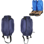 04 Outdoor Kurz-Bergsteigen Anti-Schnee-Beingamaschen, Anti-Schnee-Beingamaschen (Schwarz), Anti-Schnee-Beingamaschen (Rot), Anti-Schnee-Beingamaschen (Marineblau), Beingamaschen (Blau)