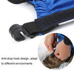 04 Outdoor Kurz-Bergsteigen Anti-Schnee-Beingamaschen, Anti-Schnee-Beingamaschen (Schwarz), Anti-Schnee-Beingamaschen (Rot), Anti-Schnee-Beingamaschen (Marineblau), Beingamaschen (Blau)