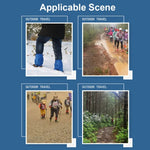04 Outdoor Kurz-Bergsteigen Anti-Schnee-Beingamaschen, Anti-Schnee-Beingamaschen (Schwarz), Anti-Schnee-Beingamaschen (Rot), Anti-Schnee-Beingamaschen (Marineblau), Beingamaschen (Blau)